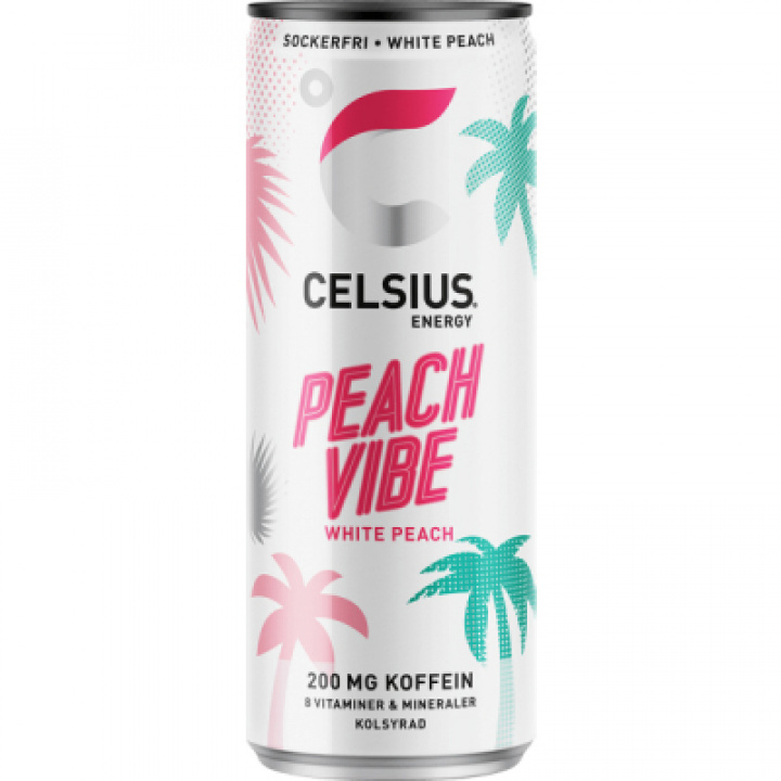 Celsius Peach Vibe i gruppen Hela sortimentet hos Franks Cafe (franks118)
