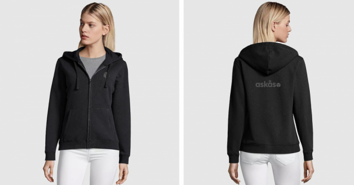 Hoodie med dragkedja, Dam i gruppen Kläder hos Franks Cafe (askas_hoodie_dam)