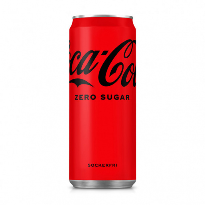 Coca Cola Zero burk, 33 cl i gruppen Kylda drycker hos Franks Cafe (franks010)